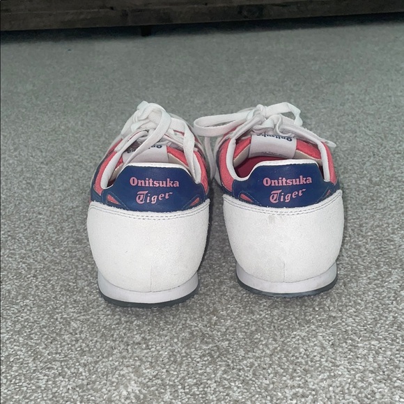 Onitsuka Tiger Pink and Navy Sneakers - Picture 4 of 5
